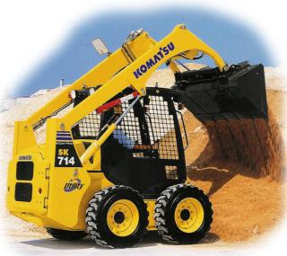 KOMATSU SK 714-5 części zamienne